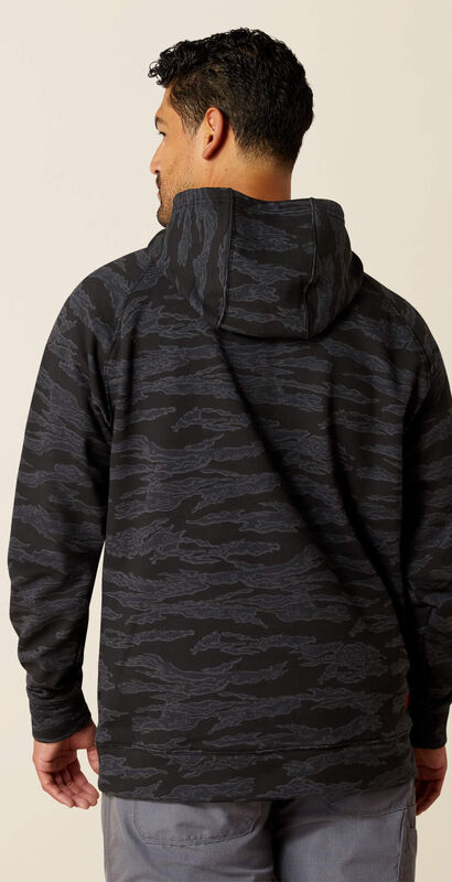 FR DuraStretch Smoke Hoodie Back